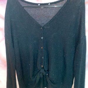 BLACK KNIT SWEATER 🖤